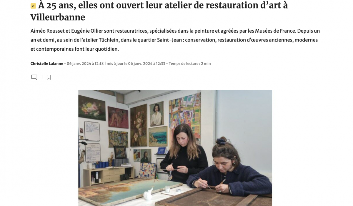 On parle de nous dans la presse - Le progrès Lyon