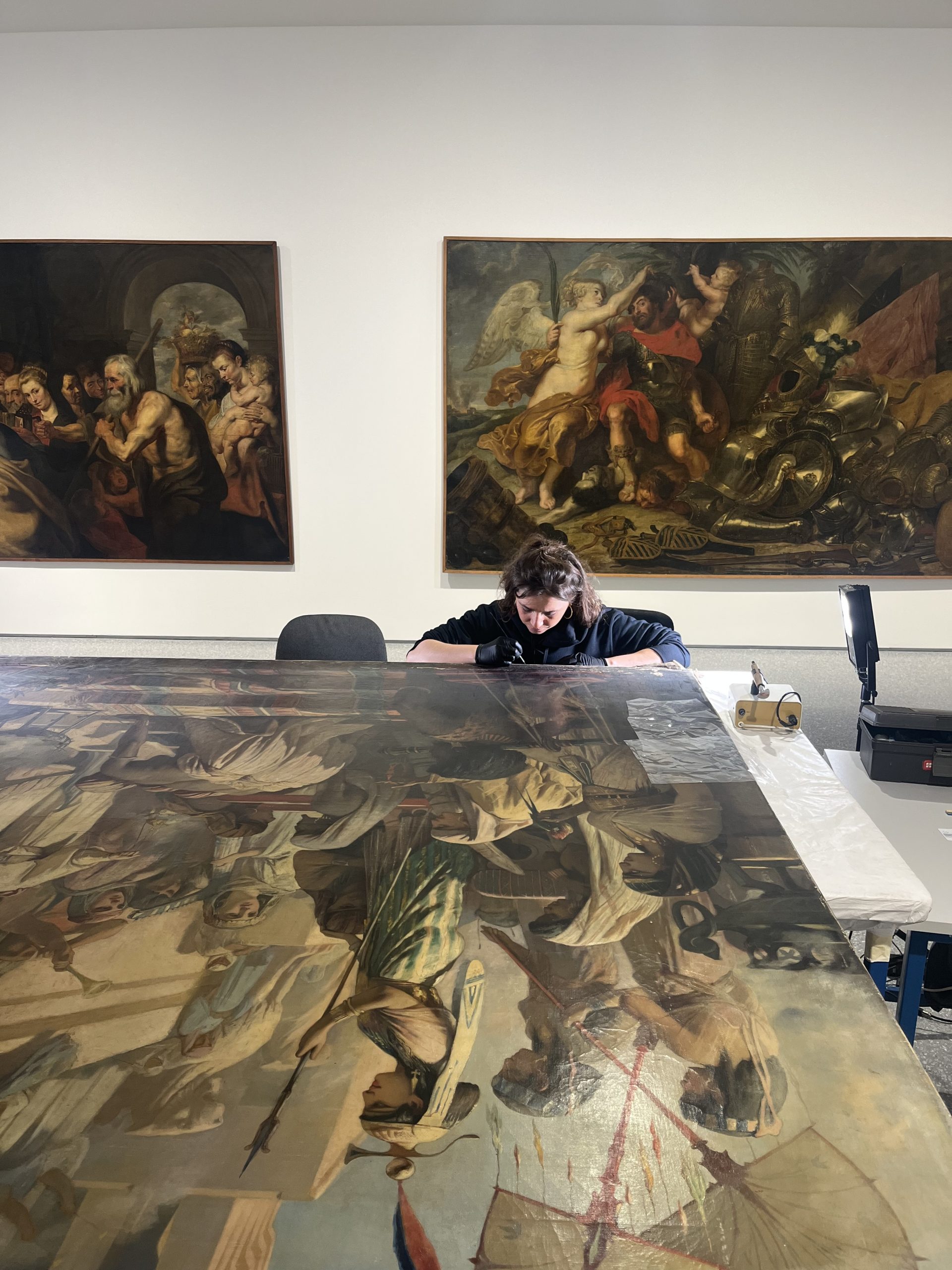 restaurations dans les musées