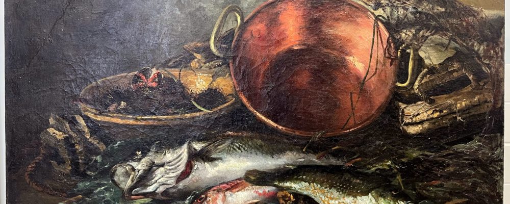 Pierre DECOREIS, nature morte, daté 1879, huile sur toile
